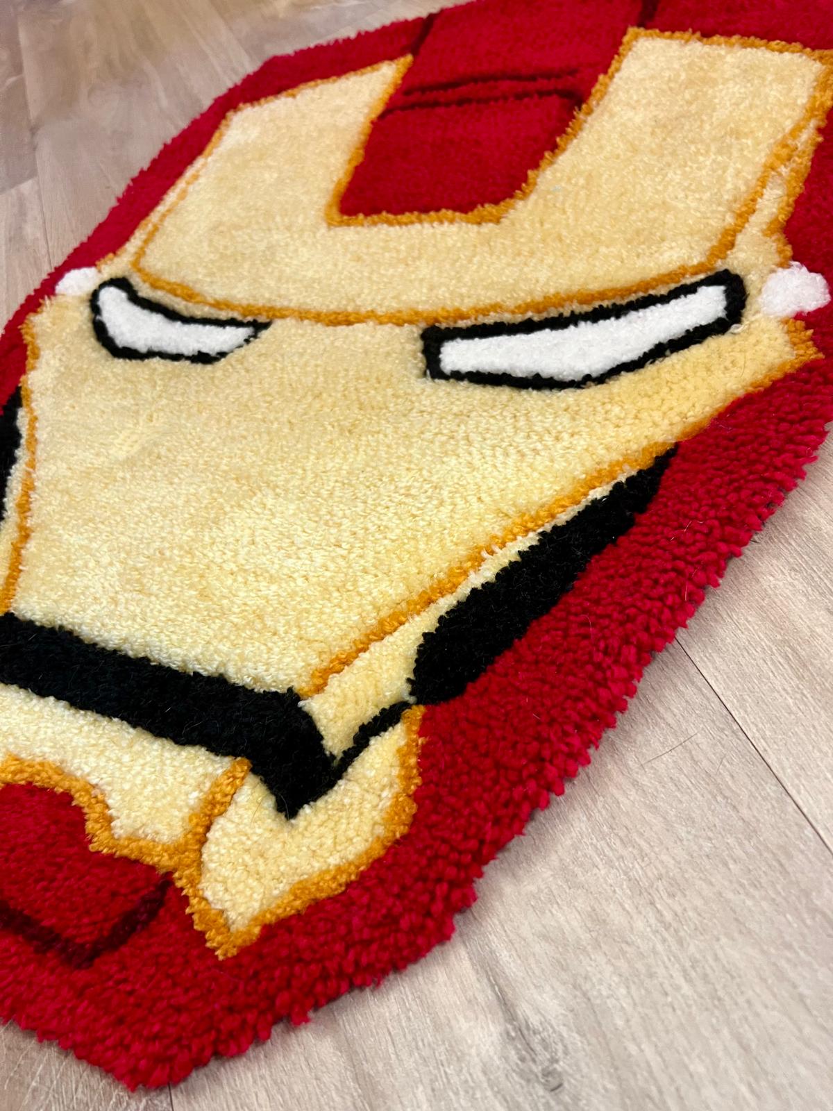 Iron Man mask rug