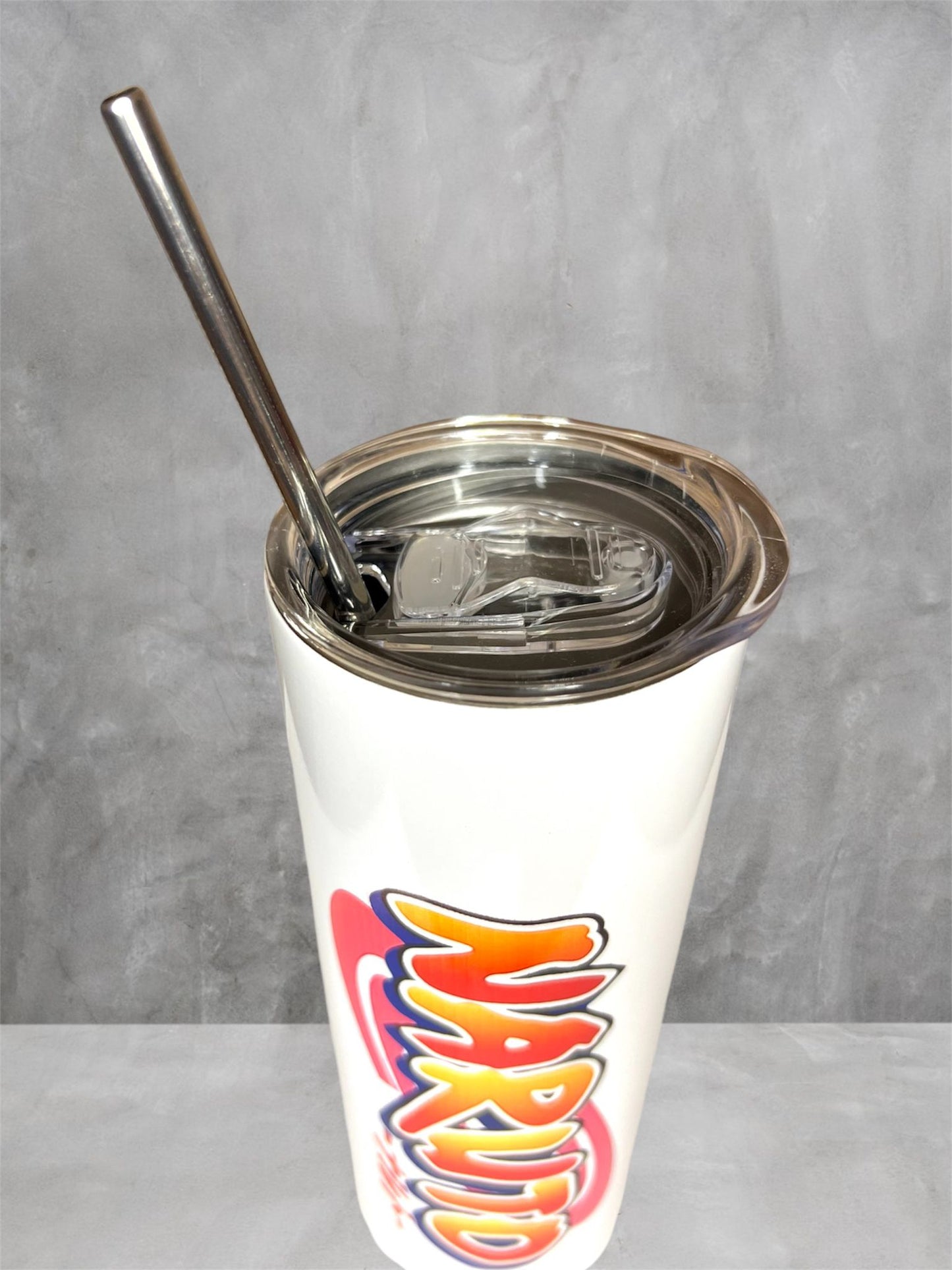 Naruto - Stainless Steel Tumbler with Metal Straw (600 ml)