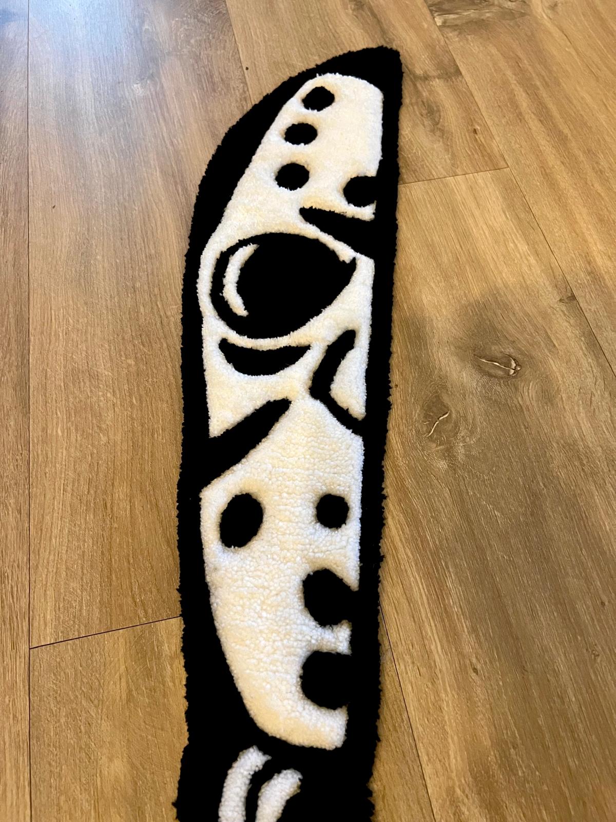 Halloween knife rugs