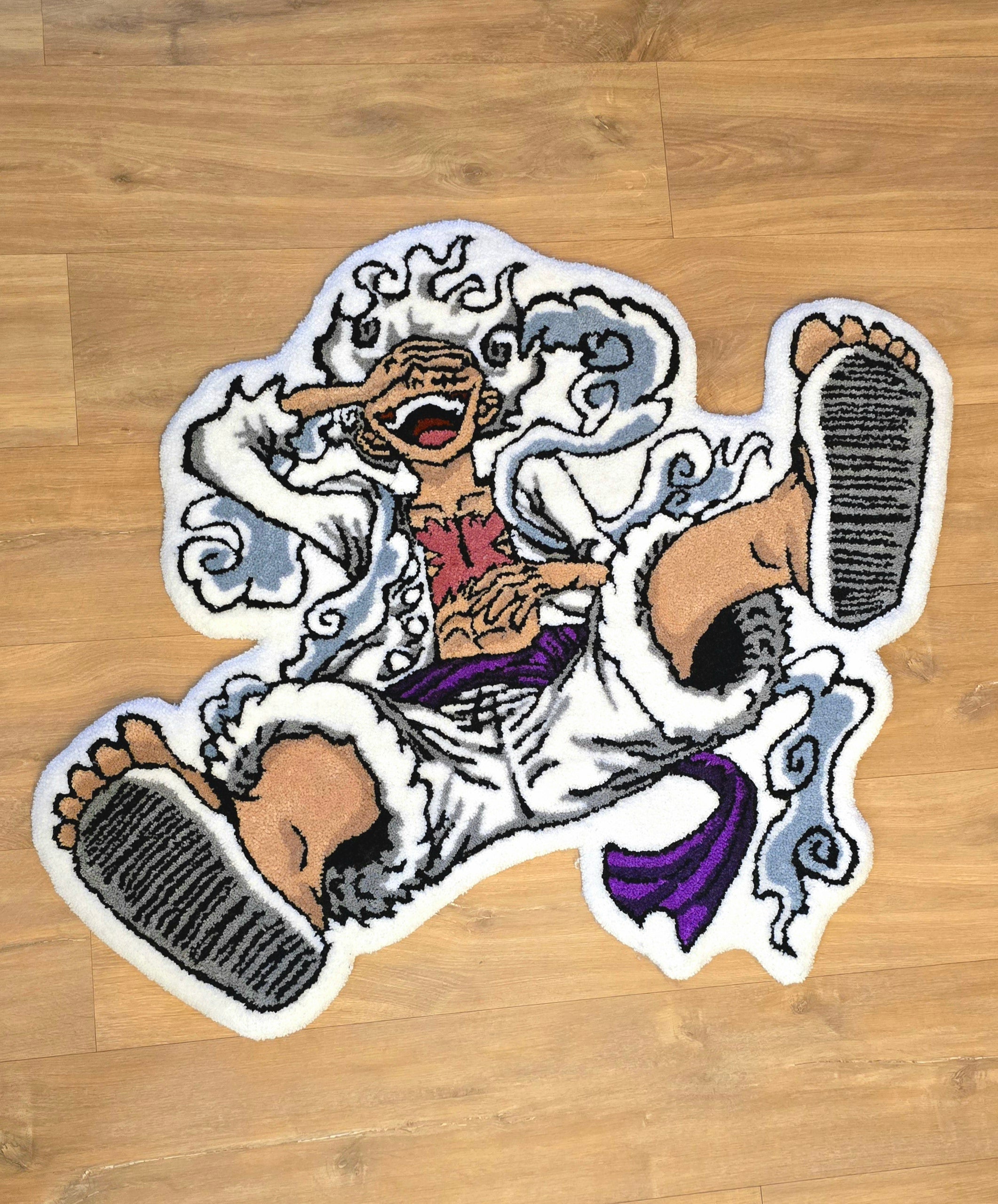 One Piece - Luffy Gear 5 rug – MA&JO Custom World