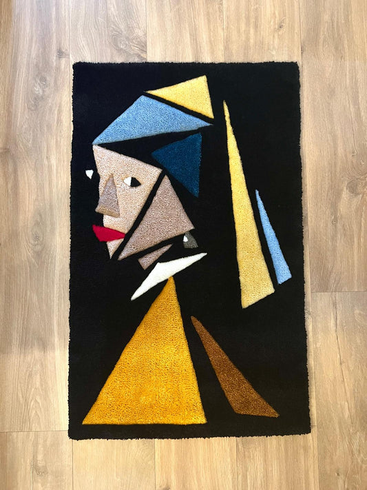 Limited edition - Johannes Vermeer-Girl with a Pearl Earring carpet