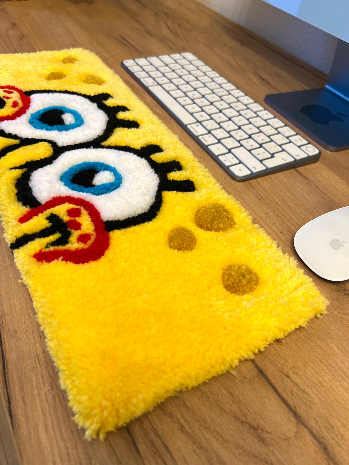 Spongebob keyboard rug