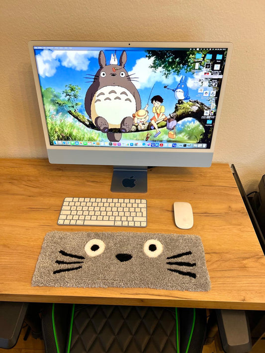 Totoro keyboard-rug