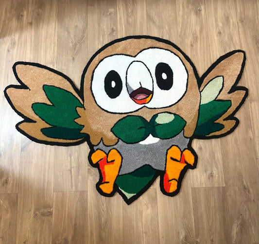 Pokemon - Rowlet rug