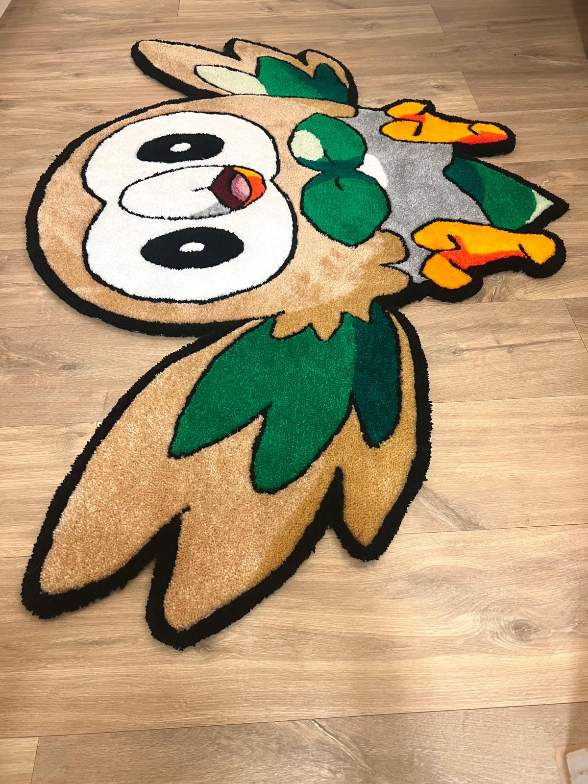 Pokemon - Rowlet rug