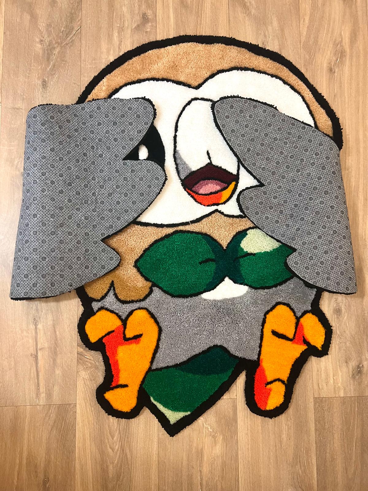 Pokemon - Rowlet rug