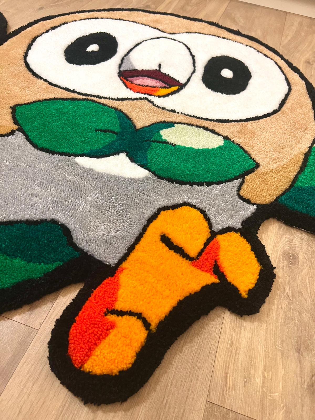 Pokemon - Rowlet rug