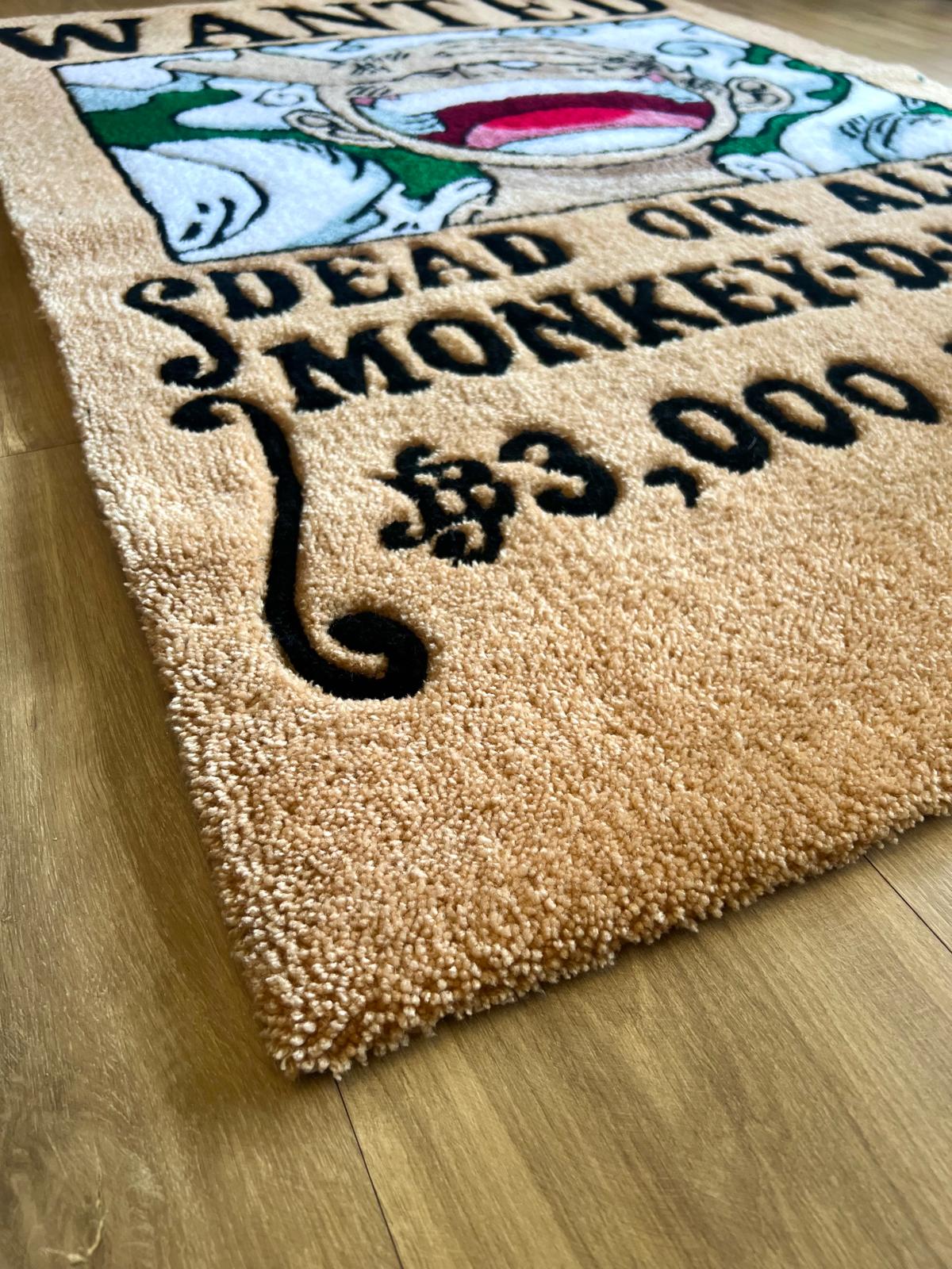 One Piece - Wanted Monkey D. Luffy rug