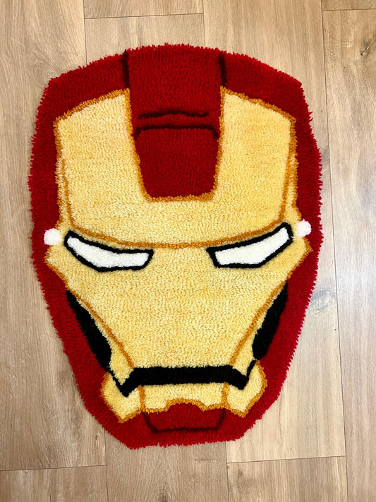 Iron Man mask rug