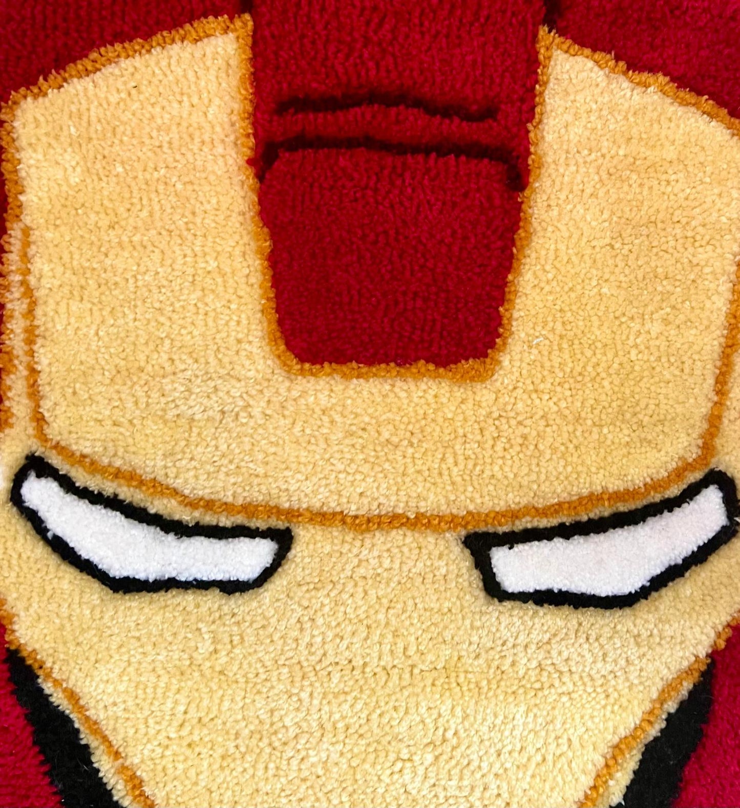 Iron Man mask rug