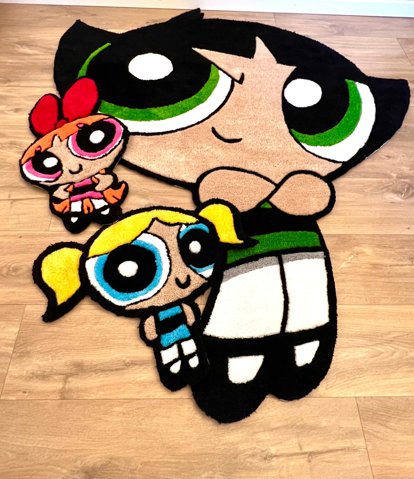 Powerpuff girls / Buttercap girl rug