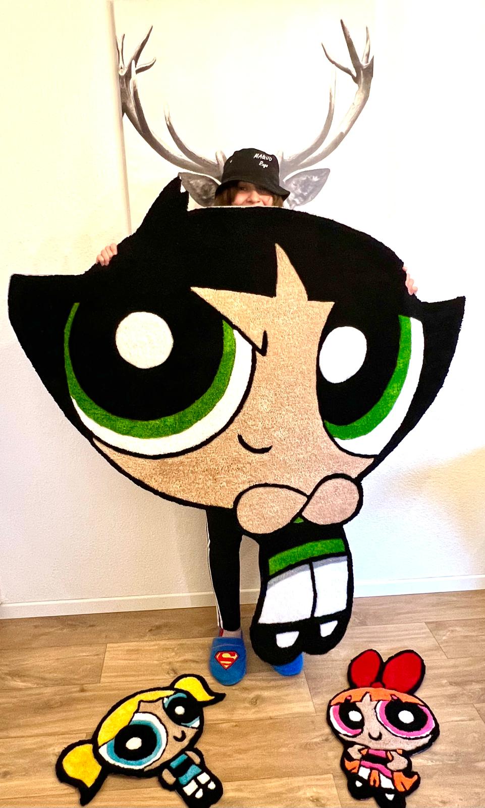 Powerpuff girls / Buttercap girl rug