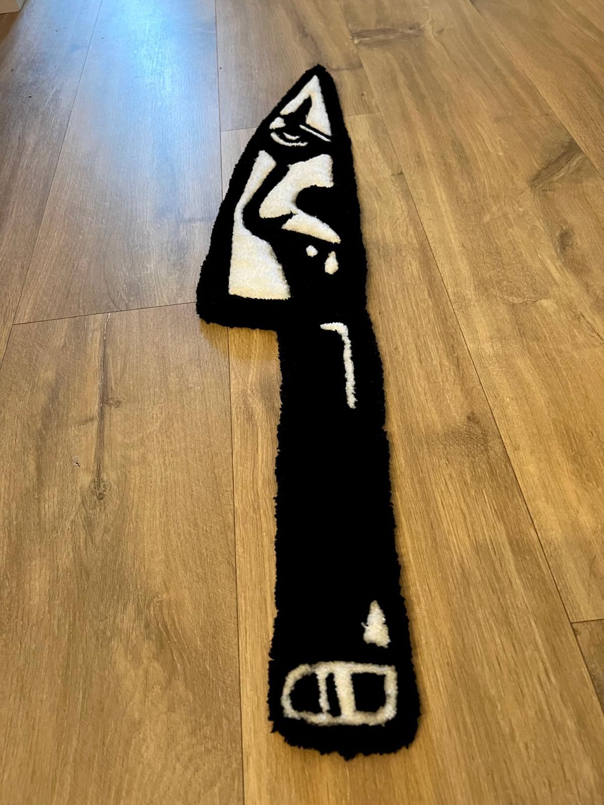 Halloween knife rugs